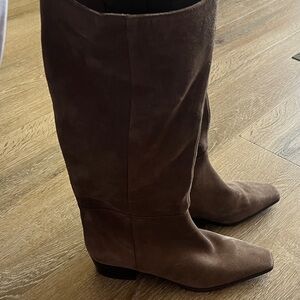 Vince Camuto Chocolate Over the Knee Boots